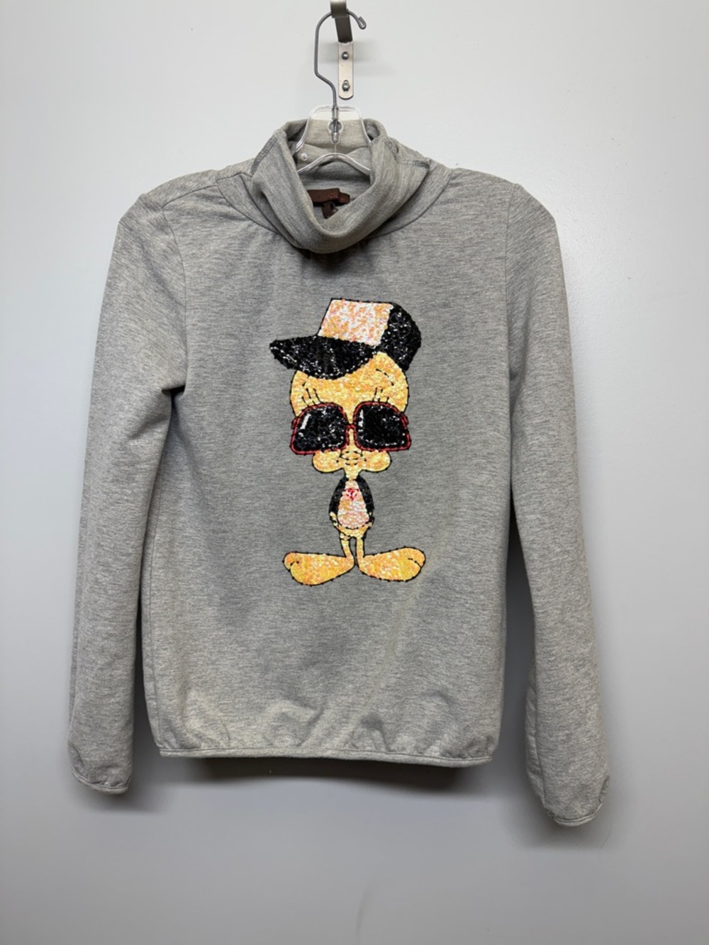 Tweety Bird Looney Toons Sequin Character Pullover